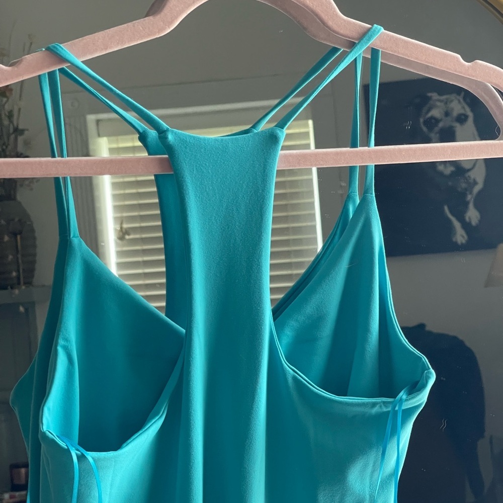NWT SUSANA MONACO Racerback Dress in Tahitian Blue - Picture 5 of 6